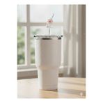 Case collection Stnly Quencher Termos İçin Silikon Pipet Tıpası Kapağı Toz Geçirmez Kapak Şekilli Pipet Başlığı