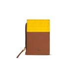 Case Look Amy 01 Kadın Kahverengi Fermuarlı Kartlık