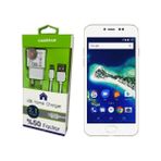 Case Man General Mobile GM 6 Şarj Aleti + Data Kablosu Ev Tipi Hızlı Şarj Özellikli - Beyaz