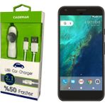 Case Man Google Pixel Araç Şarj Cihazı Adaptör