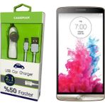 Case Man LG G3 Data Kablosu+Araç Şarj Cihazı Adaptör