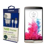 Case Man LG G3 Data Kablosu+Şarj Cihazı Seyahat Tipi Adaptör