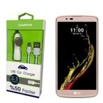 Case Man LG K10 Araç Şarj Cihazı Adaptörü + Data Kablosu