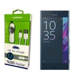 Case Man Sony Xperia XZ Data Kablosu+Araç Şarj Cihazı Adaptör