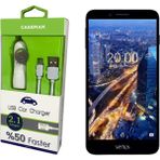 Case Man Vestel Venüs V3 5580 Araç Şarj Cihazı Adaptör+Hızlı Şarj Özellikli Data Kablosu