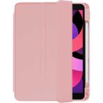 Case Street Apple iPad Pro 11 2021 3.nesil Kılıf Kalem Bölmeli Arkası Şeffaf Standlı Nt2 Pembe