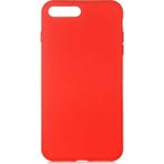Case Street Apple iPhone 7 PLUS Kılıf LSR Lansman Görünüm İçi Süet Silikon Kırmızı