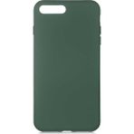 Case Street Apple iPhone 7 PLUS Kılıf LSR Lansman Görünüm İçi Süet Silikon Koyu Yeşil