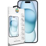 Case World Apple iPhone 15 Plus Temperli Ekran Koruyucu Kırılmaz Cam - Şeffaf