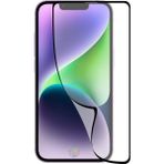 Case World Caseworld Apple iPhone 14 Tam Kaplayan Fiber Nano Ekran Koruyucu Cam - Şeffaf