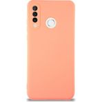 Case World Caseworld Huawei P30 Lite Kapak Içi Kadife Kamera Korumalı Lansman Silikon Kılıf - Turuncu