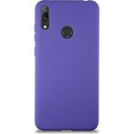 Case World Caseworld Huawei Y7 2019 Kapak Içi Kadife Lansman Silikon Kılıf - Mor