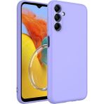 Case World Caseworld Samsung Galaxy M34 Kapak Içi Kadife Kamera Korumalı Lansman Silikon Kılıf - Lila