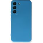 Case World Caseworld Samsung Galaxy S23 Plus Kapak Içi Kadife Kamera Korumalı Lansman Silikon Kılıf - Mavi