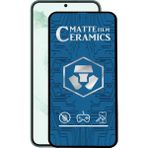 Case World Caseworld Samsung Galaxy S23 Plus Tam Kaplayan Mat Seramik Nano Esnek Ekran Koruyucu Cam - S Şeffaf - Galaxy S23+