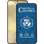 Case World Caseworld Samsung Galaxy S24 Plus Tam Kaplayan Mat Seramik Nano Esnek Ekran Koruyucu Cam - Şeffaf - Galaxy S24+