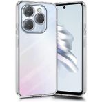 Case World Caseworld Tecno Spark 20 Pro ile Uyumlu Kapak Kamera Korumalı Süper Silikon Şeffaf Kılıf
