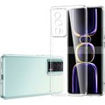Case World Caseworld Xiaomi Poco F5 Pro ile Uyumlu Kapak Kamera Korumalı Süper Silikon Şeffaf Kılıf