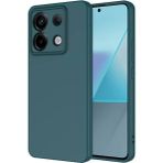 Case World Caseworld Xiaomi Redmi Note 13 Kapak Içi Kadife Kamera Korumalı Lansman Silikon Kılıf - Yeşil