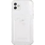 Case World Samsung Galaxy A04 Kapak Kamera Korumalı Kartlıklı Darbe Emici Özellikli Şeffaf Silikon Kılıf
