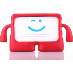 Case World Samsung Tab A 10.1 2019 T510 Renkli Tutacaklı Stantlı Silikon Çocuk Tablet Kılıfı Kırmızı