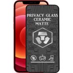 Caseart Apple iPhone 12 Mini Tam Kaplayan Mat Seramik Nano Esnek Hayalet Ekran Koruyucu - Şeffaf