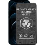 Caseart Apple iPhone 12 Pro Max Tam Kaplayan Mat Seramik Nano Esnek Hayalet Ekran Koruyucu - Şeffaf