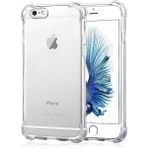Caseart Apple iPhone 6s Plus Kapak Kamera Korumalı Antişok Airbag Köşe Korumalı Silikon Şeffaf Kılıf