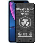 Caseart Apple iPhone Xr Tam Kaplayan Mat Seramik Nano Esnek Hayalet Ekran Koruyucu - Şeffaf