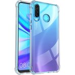 Caseart Huawei P30 Lite ile Uyumlu Kapak Köşe Korumalı Airbag Antishock Şeffaf Silikon Kılıf