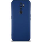 Caseart Oppo A5 2020 Kapak Içi Kadife Kamera Korumalı Lansman Silikon Kılıf - Lacivert