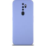 Caseart Oppo A5 2020 Kapak Içi Kadife Kamera Korumalı Lansman Silikon Kılıf - Lila