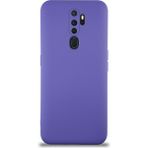 Caseart Oppo A5 2020 Kapak Içi Kadife Kamera Korumalı Lansman Silikon Kılıf - Mor