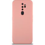 Caseart Oppo A5 2020 Kapak Içi Kadife Kamera Korumalı Lansman Silikon Kılıf - Pembe