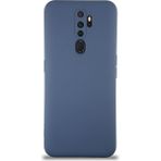 Caseart Oppo A5 2020 Kapak Içi Kadife Kamera Korumalı Lansman Silikon Kılıf - Petrol Mavisi