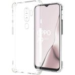 Caseart Oppo A9 2020 Kapak Kamera Korumalı Antişok Airbag Köşe Korumalı Silikon Şeffaf Kılıf