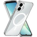 Caseart Samsung Galaxy A06 Kılıf Magsafe Kablosuz Şarj Destekli Şeffaf Silikon Kapak