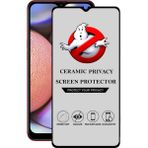 Caseart Samsung Galaxy A10S Görünmez Tam Kaplayan Seramik Ekran Koruyucu Esnek Cam - Saydam