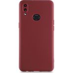 CaseArt Samsung Galaxy A10S Kılıf Kamera Korumalı Premier Silikon Kapak - Mürdüm