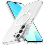 Caseart Samsung Galaxy A26 Kılıf Magsafe Kablosuz Şarj Destekli Şeffaf Silikon Kapak