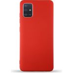 Caseart Samsung Galaxy M31S Kapak Içi Kadife Lansman Silikon Kılıf - Kırmızı