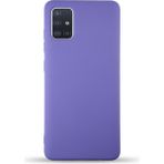 Caseart Samsung Galaxy M31S Kapak Içi Kadife Lansman Silikon Kılıf - Mor