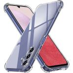 Caseart Samsung Galaxy M34 Kapak Kamera Korumalı Airbag Antishock Köşe Korumalı Şeffaf Silikon Kılıf