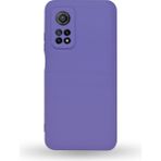 Caseart Xiaomi Mi 10T Pro Kapak Kamera Korumalı Içi Kadife Lansman Silikon Kılıf - Mor