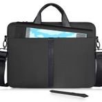 CaseDeer Huion Kamvas Pro 16, Wacom Cintiq 16/ Cintiq Pro 16, Wacom Intuos Pro PTH860, Wacom Taşıma Omuz Çantası Koruyucu Kılıf (Siyah) için Taşınabilir Çizim Tablet Kılıfı
