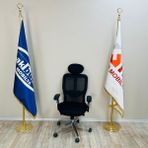 Casella Omega Fileli Üst Düzey Ofis Yönetici Personel Çalışma Koltuğu Fırat Ofis - Siyah