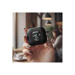 CaseOnn Apple AirPods 4 Kılıf Güvenli Kilitli Kuru Kafa Karbon Koyu Gri, 87007127