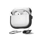 Caseonn Apple Airpods 4. Nesil / Anc Kılıf Renkli Kenar Kilitli Kapak Siyah