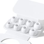 Caseonn Apple Airpods Pro 2 / Airpods Pro Uyumlu Yedek Silikon Kulaklık Ucu (4 Farklı Boy Xs/s/m/l) - Beyaz