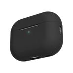 Caseonn Apple Airpods Pro 2.nesil Kılıf Mat Premium Silikon Siyah